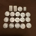 [Lot of (19)] 1 GRAM  .999 RANDOM Silver Bars/Rounds  19 GRAMS TOTAL WEIGHT