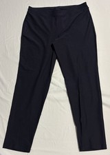 Eileen Fisher Slim Ankle Pants Size L Blue
