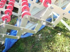 Nestaflex 226 expandable skate wheel conveyor  24' 8" expanded 24" wide steel