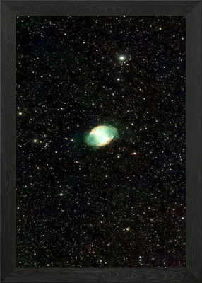 Dumbbell Nebula Framed Wall Art Poster Canvas Print Picture