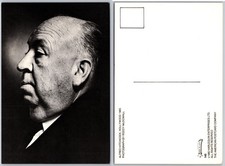 Continental Alfred Hitchcock Profile Postcard