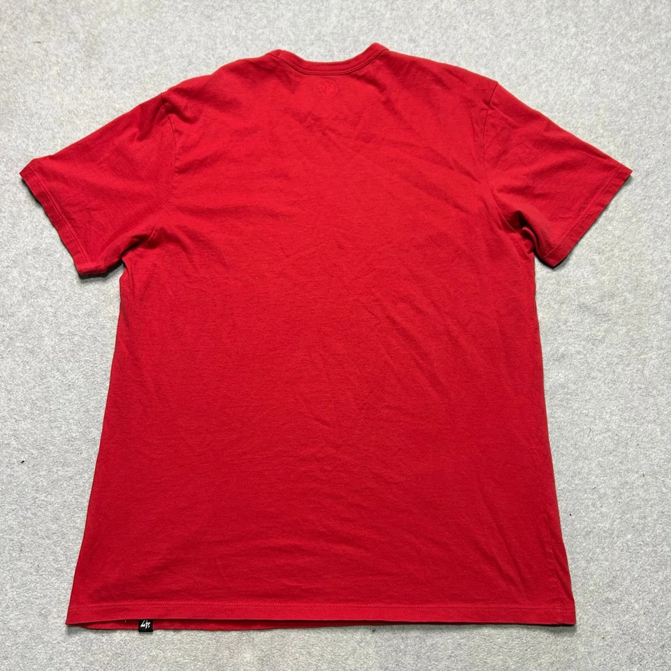 47 Brand Georgia Bulldogs Shirt Mens Large Red Graphic Print Football College - Image 3 of 4