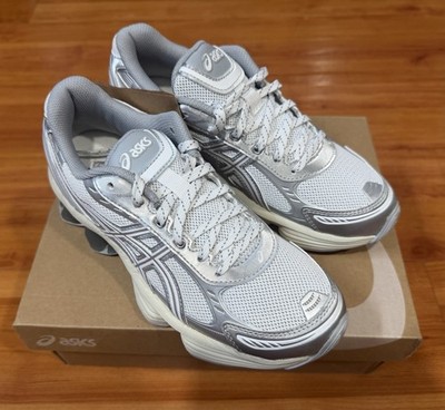 Size 6 - Asics Gel Kinetic Fluent White Silver Women s 1203A591-101