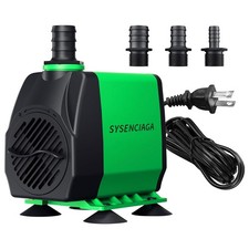 40W Fountain Submersible Water Pump, 1000GPH Adjustable Ultra Quiet Aquarium ...