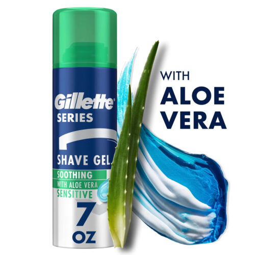 Gillette Series 3X Sensitive Shave Gel, Hydrates, Protects and Soothes, 7 Oz x06 - Picture 2 of 5