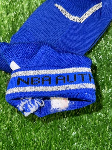 Nike NBA Team Issued Ankle Elite Basketball Socks Size Large Blue White PSK656 - Picture 8 of 8