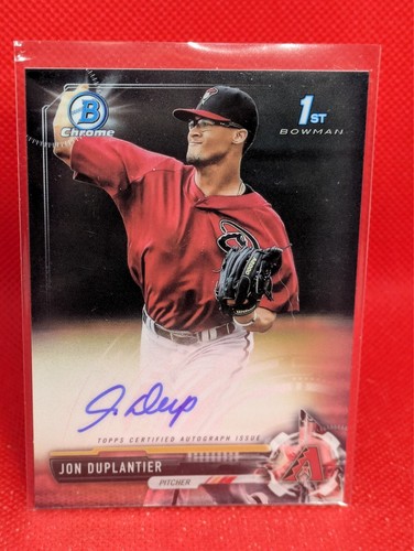 2017 Bowman Chrome Prospects Auto Jon Duplantier #CPA-JD 1st Auto Diamondbacks