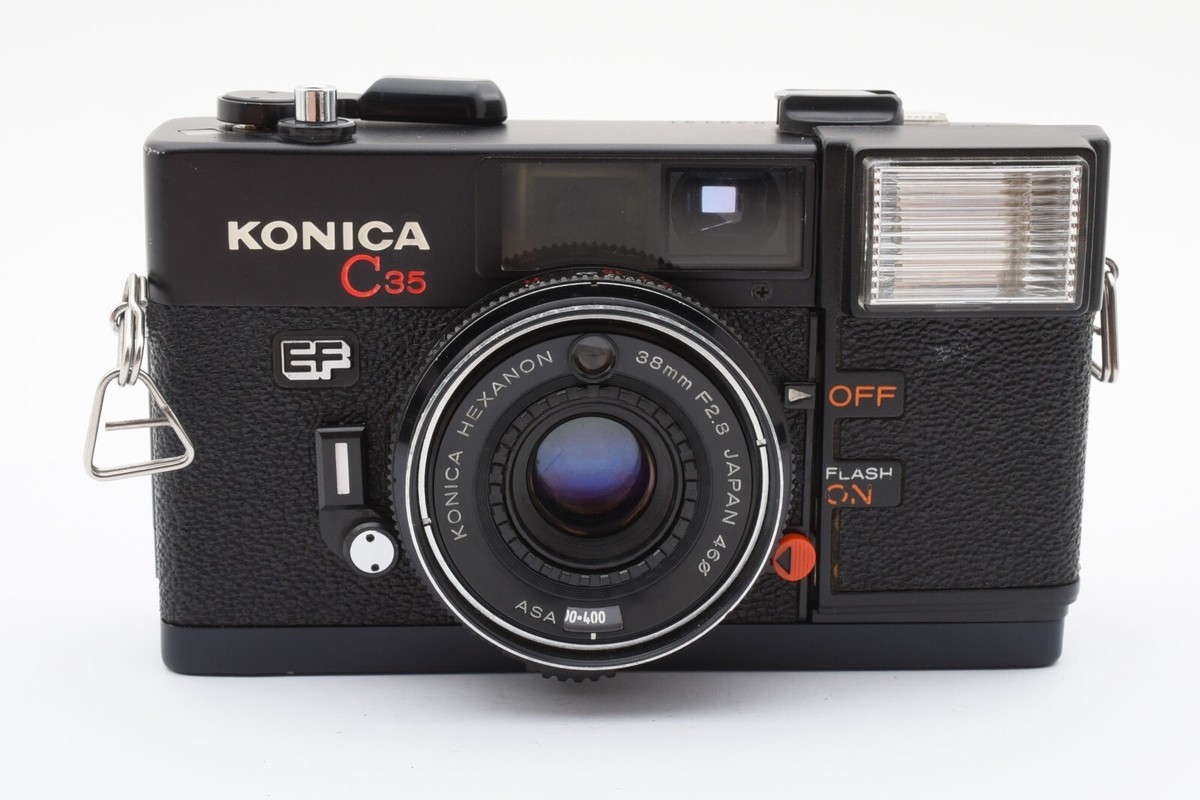 コニカ C35 EF KONICA C35 EF Hexanon 38mm f/2.8 Compact Camera Film Camera Japan