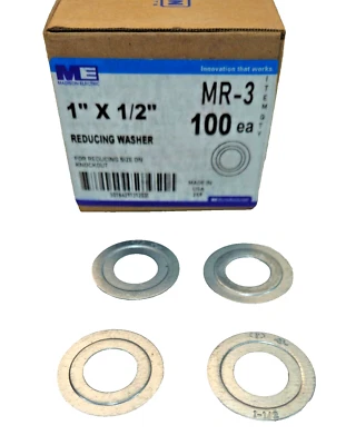 Madison Electric MR-3 - 1" x 1/2" Reducing Washer - QTY 100