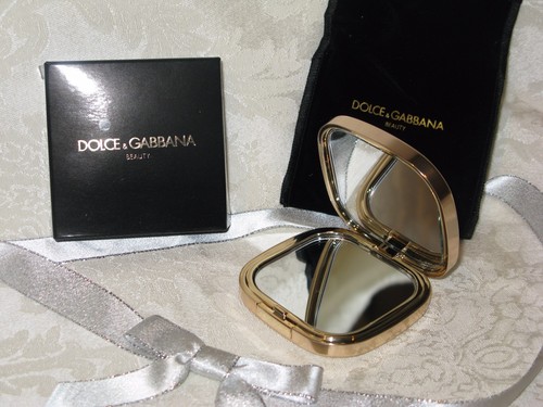 Espejo de belleza Dolce & Gabbana con bolsa. Nuevo. Auténtico. - Imagen 6 de 9