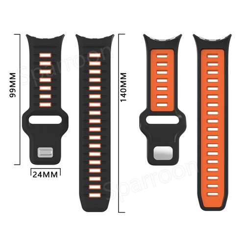 Replacement Soft Silicone Sport Watch Band Strap For Google Pixel Watch 3 (45mm) - Picture 4 of 42