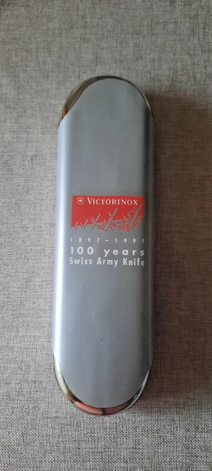 Couteau Victorinox Spartan 12 fonctions Rare 100ème anniversaire - Photo 2/4