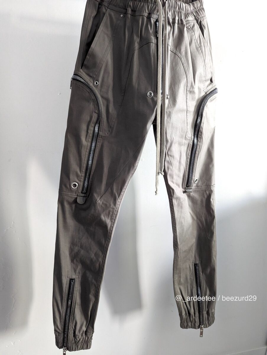 NEW* RICK OWENS SS21 BAUHAUS CARGO JOGGERS DRAWSTRING UNISEX NEW* RICK OWENS SS21 BAUHAUS CARGO JOGGERS DRAWSTRING UNISEX