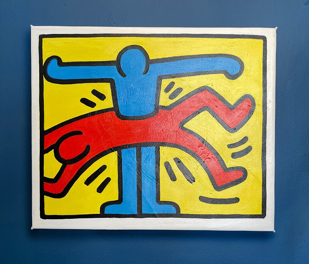 Keith Haring アート作品 2点セット 限定30枚】Haring Hang-Ups Doubles 1986 - Za Gallery 1999