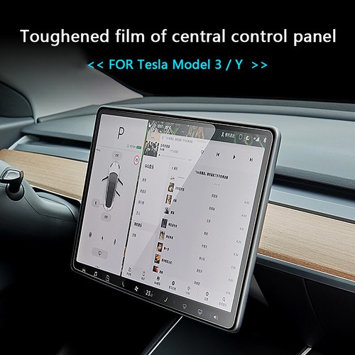 Tempered Glass Car GPS Touch Screen Protector for Tesla Model 3/Y (HD) - Afbeelding 7 van 8