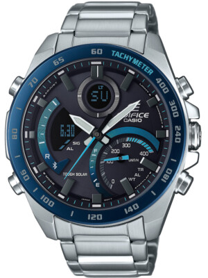 Casio ECB-900DB-1BER Edifice Solar Herrenuhr 48mm 10ATM