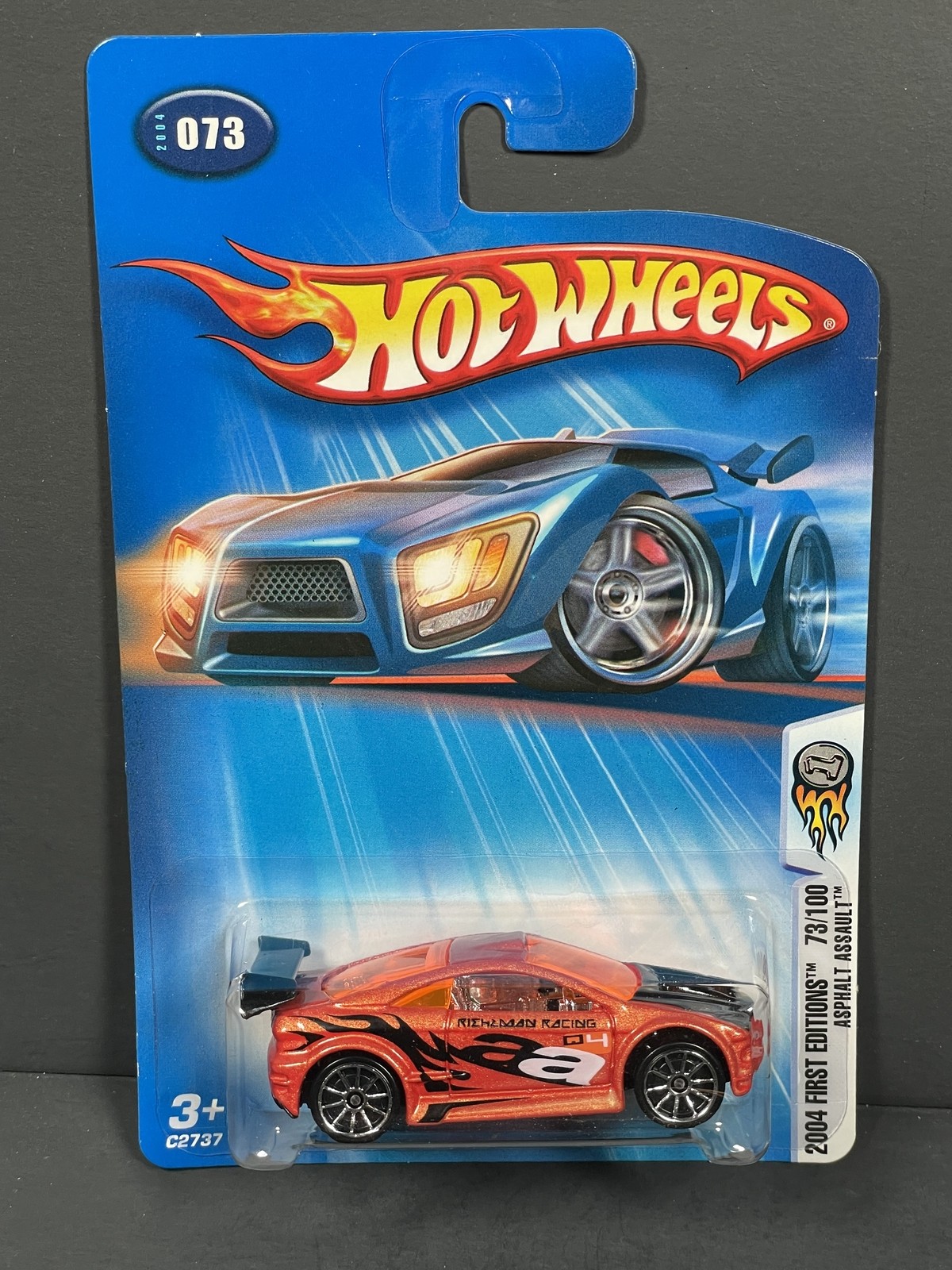 2004 HOT WHEELS Asphalt Assault, Orange, First Editions Collectors #73