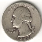 USA - 1947P - Washington ¼ $ - Silver Eagle - Low Mintage - #14877RG