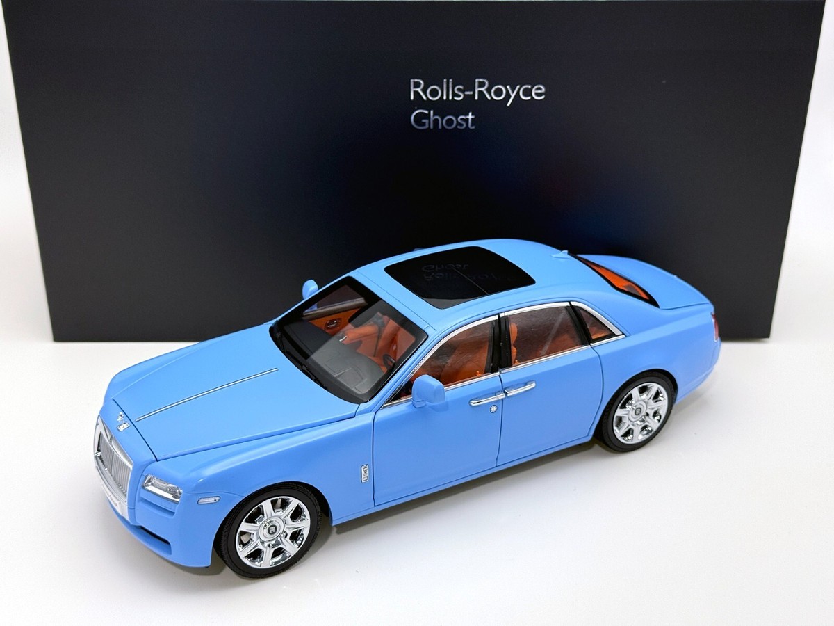 KYOSHO 1:18 Rolls-Royce Ghost Light Blue KS08802LB Diecast Metal
