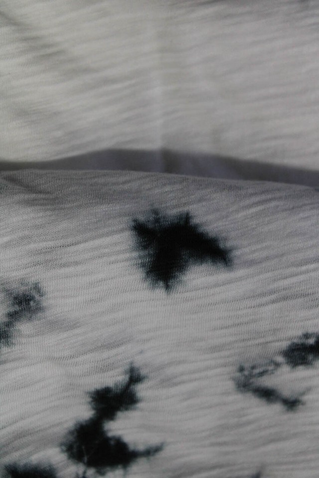 Goldie Womens Cotton Jersey Knit Shirts Tops Gray Black White Size S XS