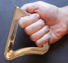 TML Tools double bevel Triton with guide, IASTM, gua sha, soft tissue massage.