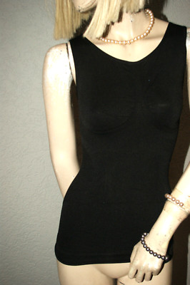 Neu! Stützendes formendes Shape-Top * Miedertop * Shapewear schwarz S/M