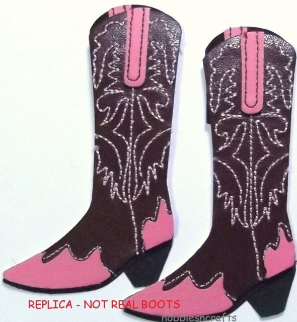 JOLEE'S BOUTIQUE WOMENS COWBOY BOOTS 2 PC STICKERS SCRAPBOOK CRAFT VACATION TRIP 