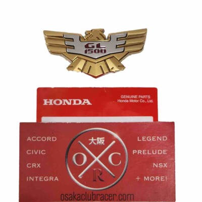 Genuine OEM 1988-2000 Honda Goldwing Side Cover Emblem GL1500