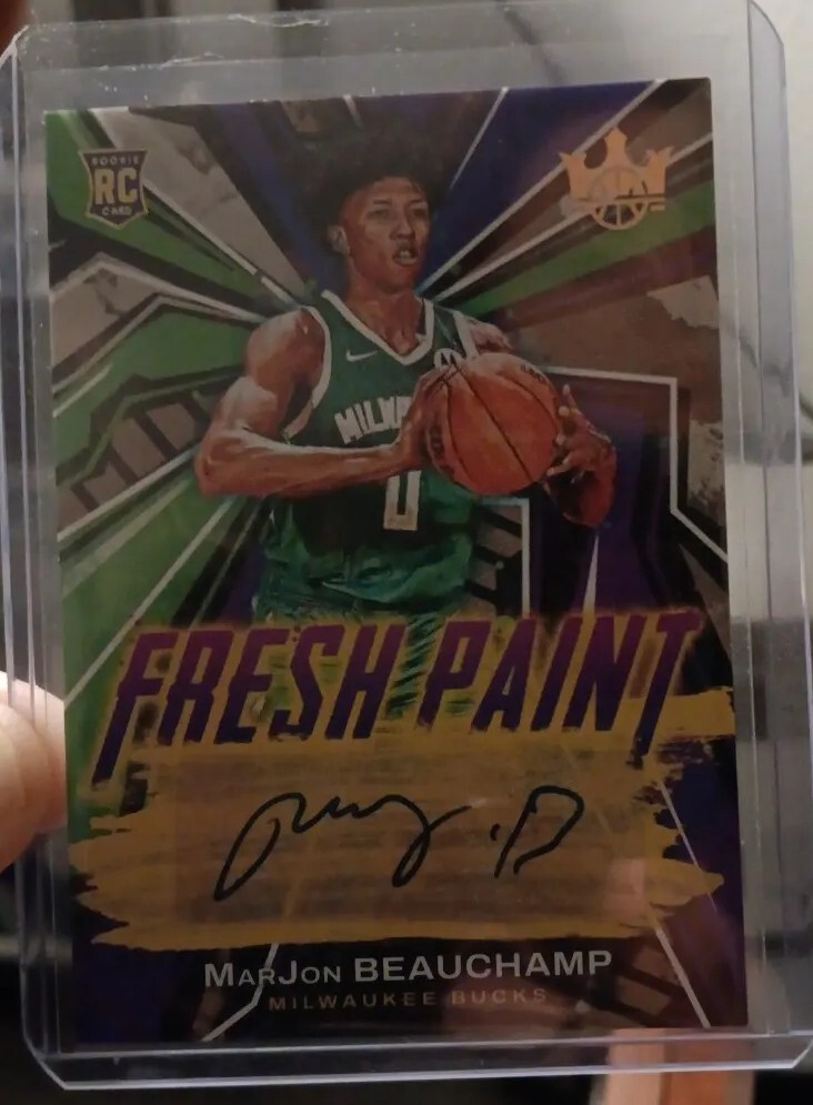 2022-23 Panini Court Kings Rookie Marjon Beauchamp Fresh Paint /199 RC Auto