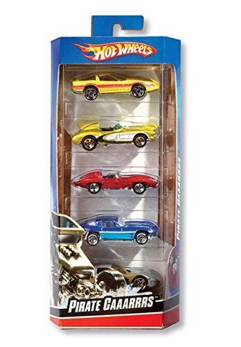 Toys Hot Wheels 5 Vehicle Pack Game NUOVO