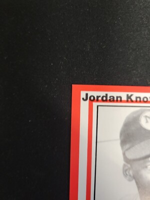 Rare Michael Jordan Cards 1991 Michael Jordan Knows Baseball Card Aamer Rare  Vintage Mint