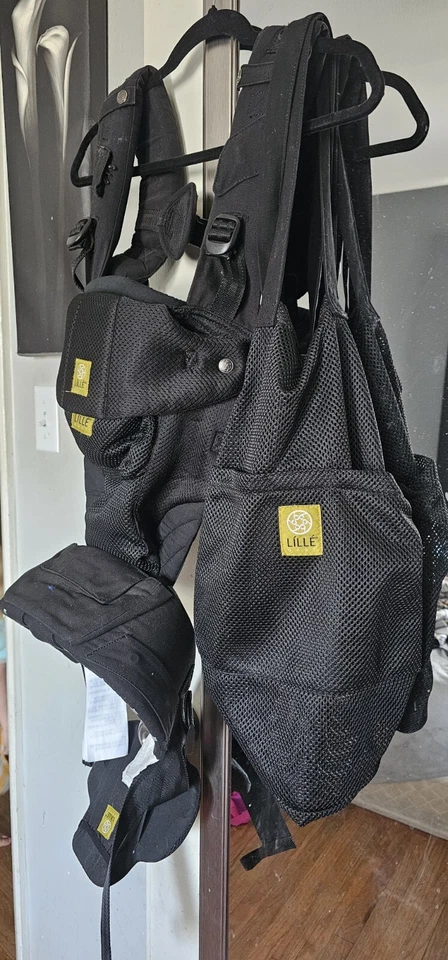 Portabebés ergonómico LiLLEbaby Completo Airflow negro ¡Ideal para días cálidos!! Foto 2 de 2