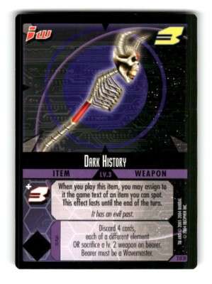2004 Decipher .hack Enemy Trading Card Game #2U38 Dark History