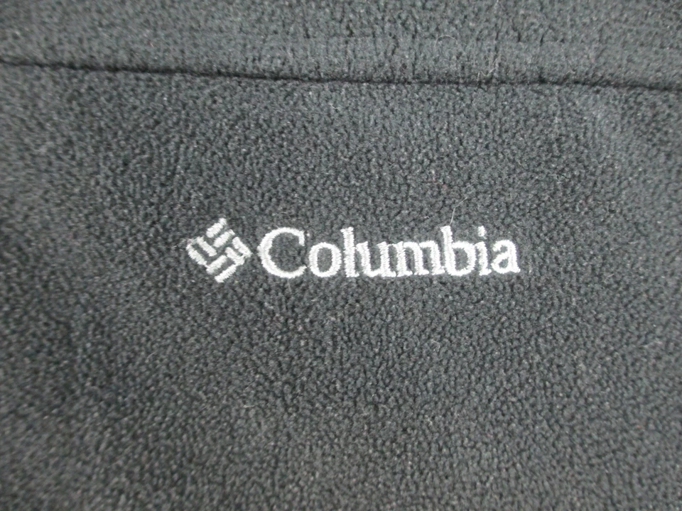 Columbia 毛衣女式中号黑色全拉链抓绒远足户外女士* — 第 4/4 张图片