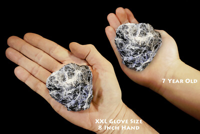 BLUE SODALITE 2 1/2'' 4-7 Oz Lapidary Rock Mineral Specimen Healing Crystal Stone