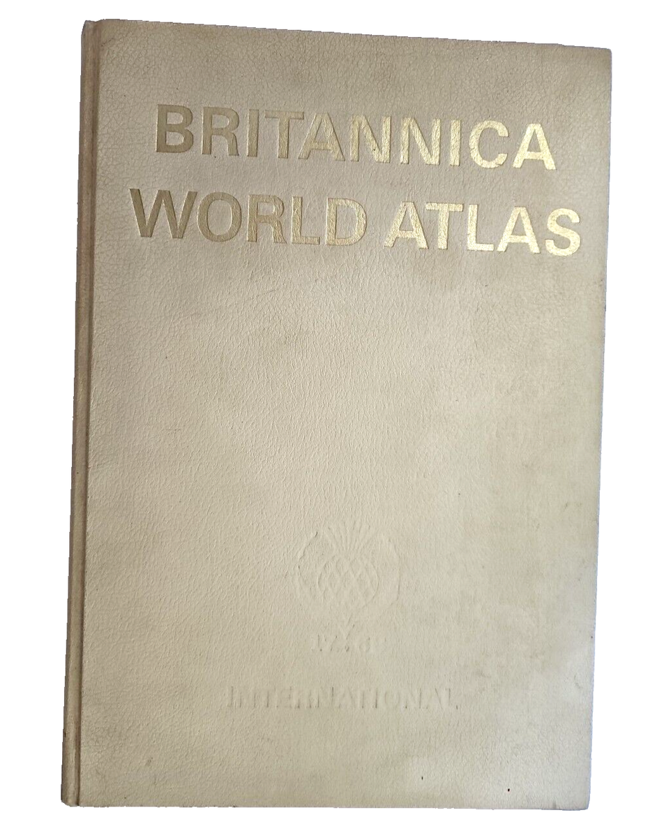 ENCYCLOPÆDIA BRITANNICA ATLAS INTERNATI Britannica World Atlas International Hardcover 1966 | eBay
