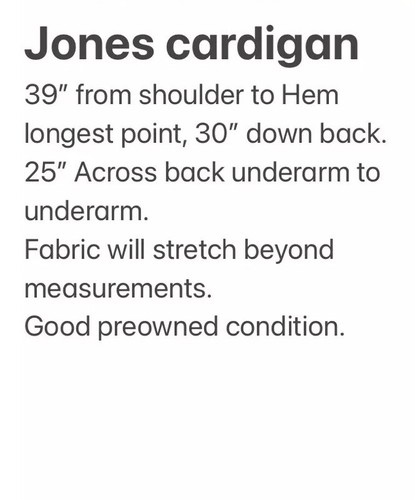 Jones New York XL Linen Blend Basketweave Waterfall Hem Open Cardigan Sweater - 第 6/6 張圖片