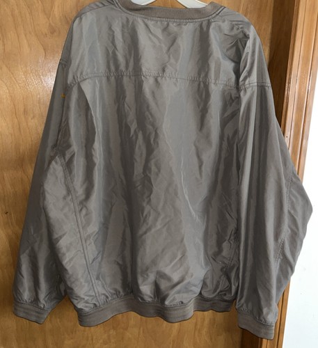 Pebble Beach Classic Men's V-neck Windbreaker Golf Vest in Beige Size XXL (B28) - Picture 4 of 4