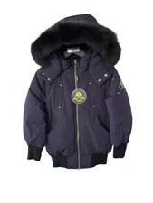 Moose Knuckles Kid's Bomber Jacket MK2634YGB Abyss (Purple) - BRAND NEW WITH TAG