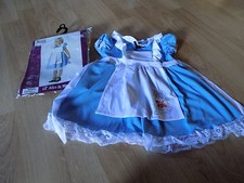 Toddler Size Large 4-6 California Costume Alice in Wonderland Dress  Headband