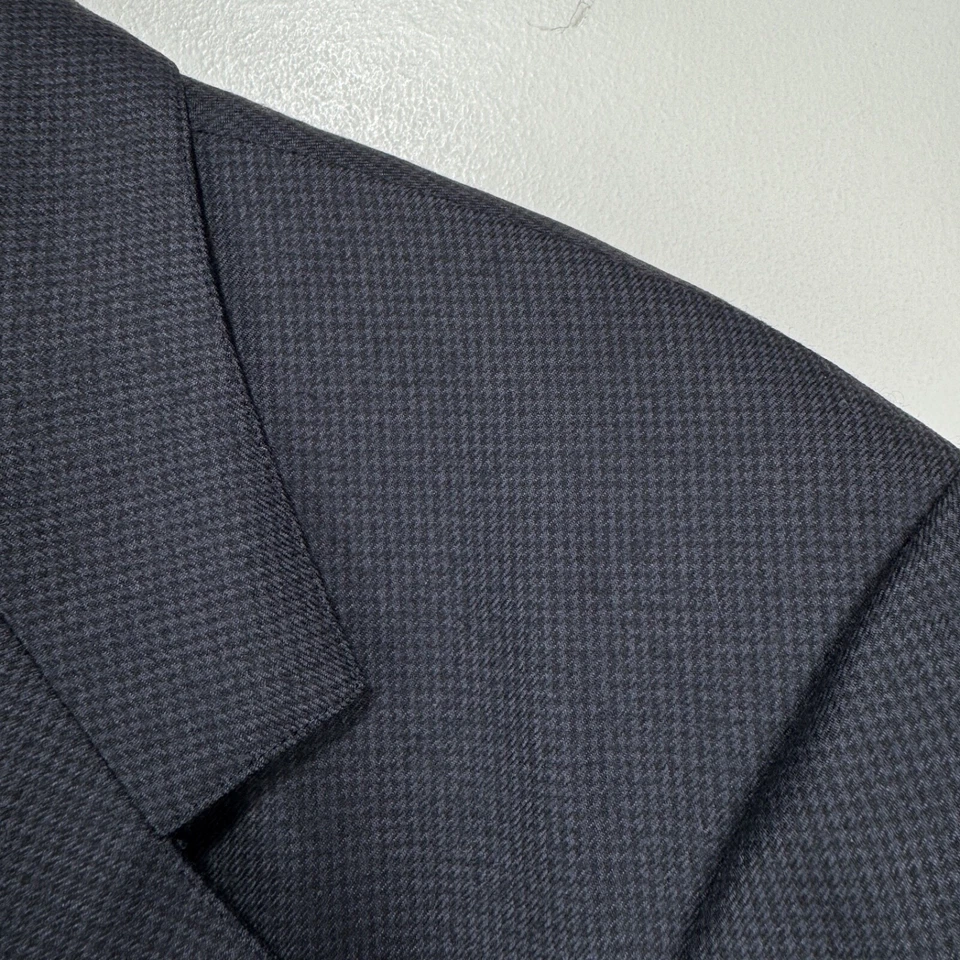 Blazer Abrigo Deportivo Vintage Southwick Hombre 40R Azul Marino 2 Botones Lana Hecho en EE. UU. Foto 4 de 4