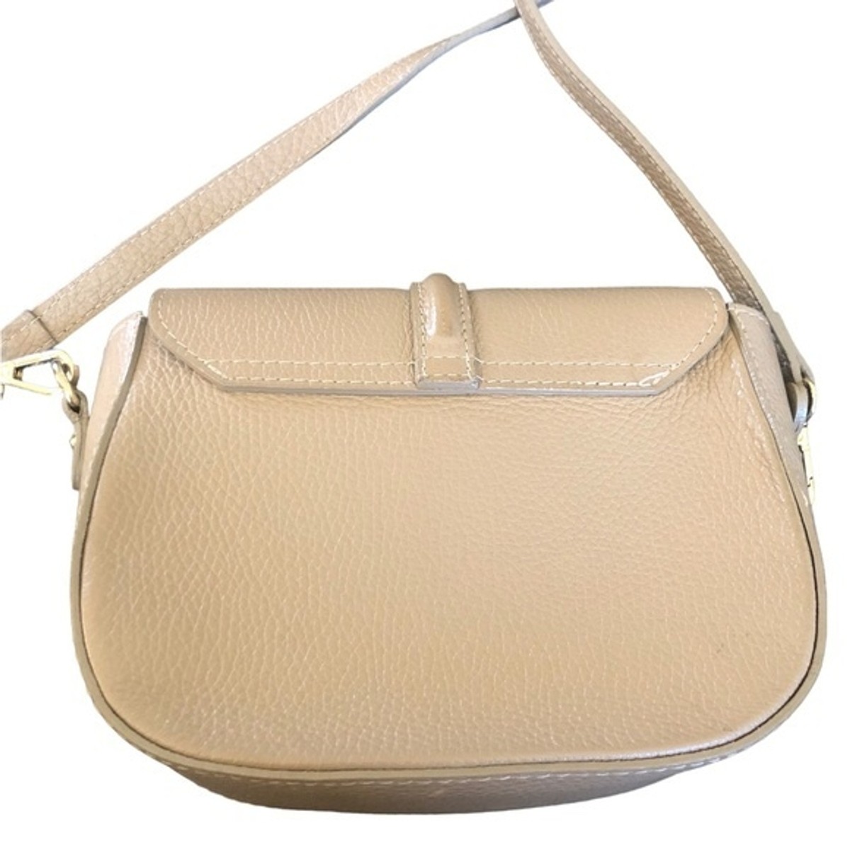 Laura Di Maggio Shoulder Crossbody Handbag Taupe Milano