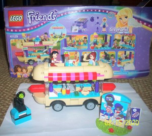 lego friends amusement park hot dog van 41129