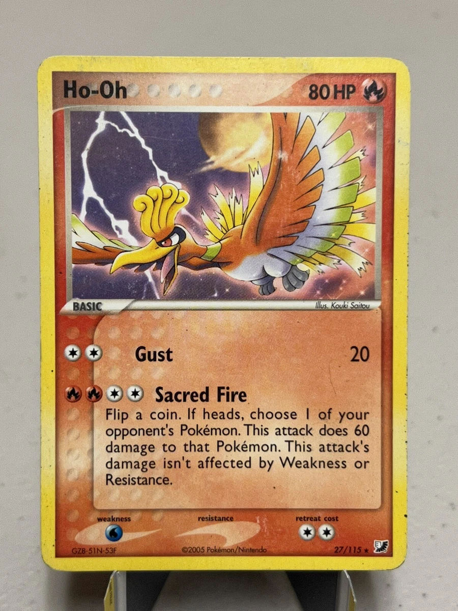 Verified Ho-Oh ex - Unseen Forces by Pokemon Cards