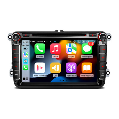8'' Android 14 Autoradio 8G+128GB GPS Für VW Golf 5/6 MK5 Jetta T5 Vento Amarok 