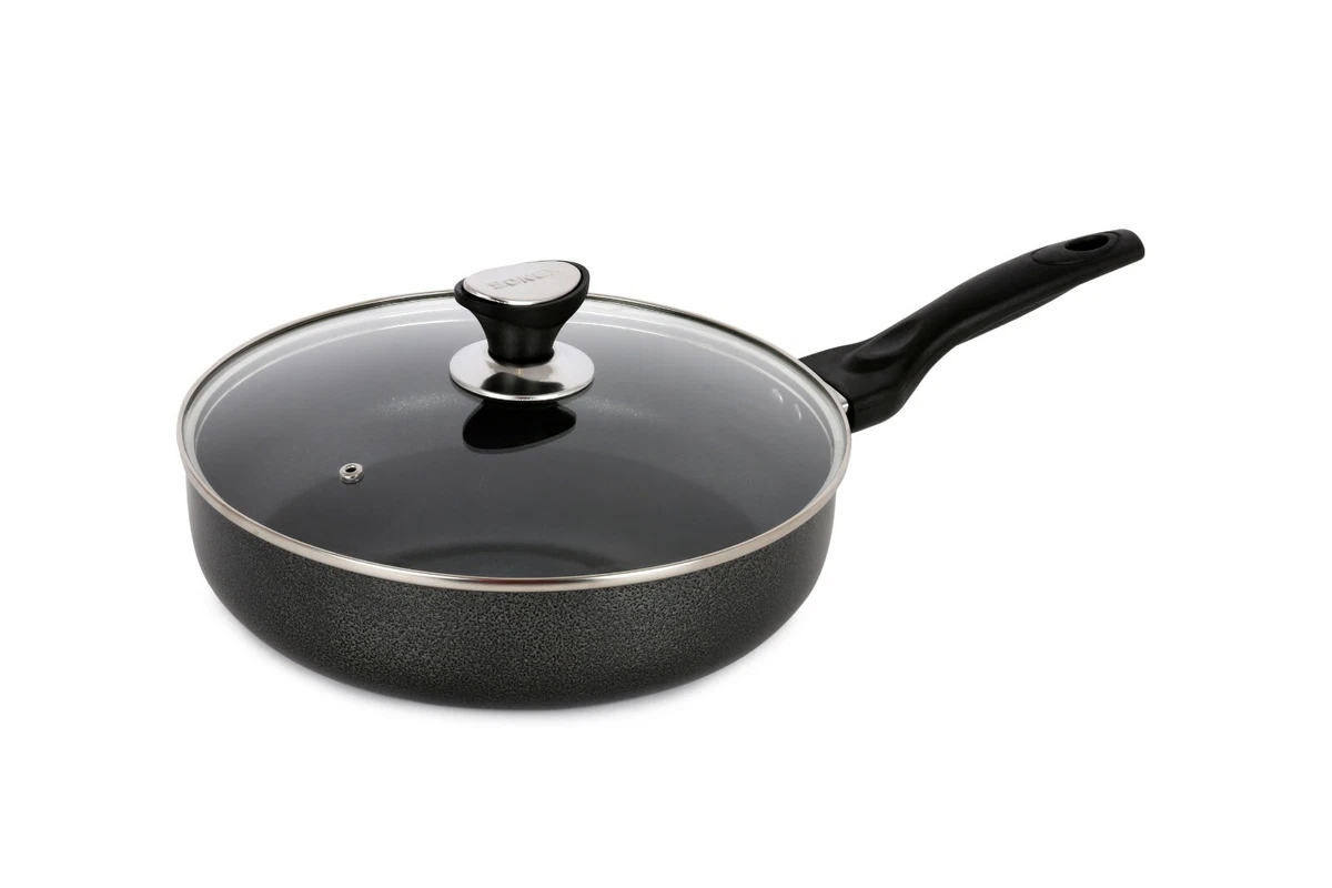Big frying pan with lid deals