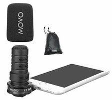 Movo MA300 Omnidirectional TRRS 3.5mm Microphone for Smartphones  Tablets