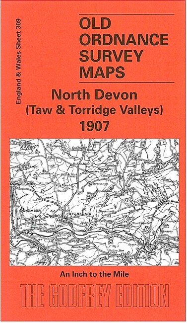 North Devon (Taw & Torridge Valleys) 1907  One Inch Sheet 309 by Richard Oliver