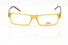 Lacoste L2623 249 Yellow Translucent Plastic Optic Eyeglasses Frame 54-16-140