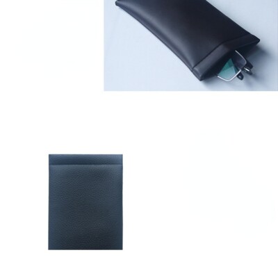 EZESO 3 Pack Felt Eyeglass Sunglasses Storage Bag Portable Pouch Soft Slip In Pocket Glasses Pouch Case (Blue White Peach Pink